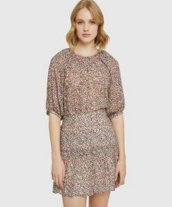 Oxford Martina Spot Skirt Pink/Multi -Deals The Style Setters Store http3A2F2Fstatic.theiconic.com .au2Fp2Foxford 4179 9385711 5