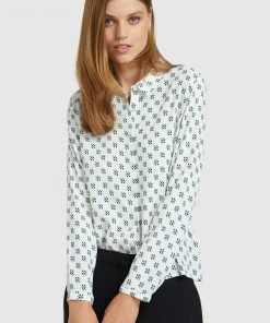 Oxford Poppy Geo Print Blouse Ivory -Deals The Style Setters Store http3A2F2Fstatic.theiconic.com .au2Fp2Foxford 4255 7101621 4