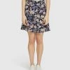 Oxford Sabrina Floral Flip Skirt Blue