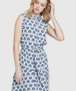 Oxford Nina Geo Print Dress Blue -Deals The Style Setters Store http3A2F2Fstatic.theiconic.com .au2Fp2Foxford 4503 6533511 4