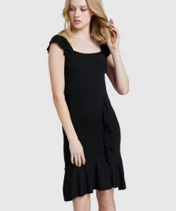 Oxford Annalise Knitted Dress Black -Deals The Style Setters Store http3A2F2Fstatic.theiconic.com .au2Fp2Foxford 4518 4446611 4