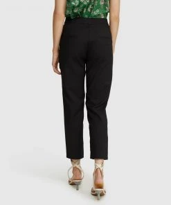 Oxford Charla Cotton Stretch Pants Black -Deals The Style Setters Store http3A2F2Fstatic.theiconic.com .au2Fp2Foxford 4604 0860641 3
