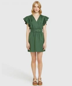 Oxford Alexis-rose Linen Blend Dress Green -Deals The Style Setters Store http3A2F2Fstatic.theiconic.com .au2Fp2Foxford 4638 5715711 5