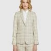 Oxford Alexa Check Suit Jacket Sand