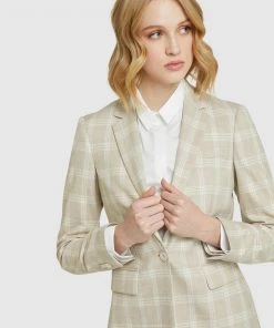 Oxford Alexa Check Suit Jacket Sand -Deals The Style Setters Store http3A2F2Fstatic.theiconic.com .au2Fp2Foxford 4652 3915711 4