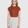 Oxford Lauren Woven Front T-shirt Spice