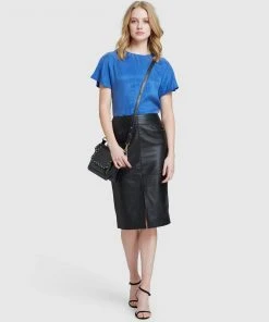 Oxford Suki Woven Front T-shirt Blue -Deals The Style Setters Store http3A2F2Fstatic.theiconic.com .au2Fp2Foxford 4751 3986511 5