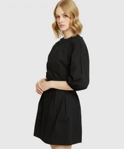 Oxford Spector Cotton Poplin Dress Black -Deals The Style Setters Store http3A2F2Fstatic.theiconic.com .au2Fp2Foxford 4996 6425711 2