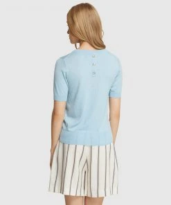 Oxford Grace S/S Cashmere Blend Knit Blue -Deals The Style Setters Store http3A2F2Fstatic.theiconic.com .au2Fp2Foxford 5453 4790441 3