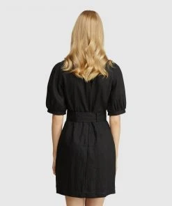 Oxford Jessie Linen Mini Dress Black -Deals The Style Setters Store http3A2F2Fstatic.theiconic.com .au2Fp2Foxford 5906 6109541 3