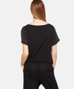 Oxford Layla Woven Front V-Neck T-Shirt Black -Deals The Style Setters Store http3A2F2Fstatic.theiconic.com .au2Fp2Foxford 5972 525476 3