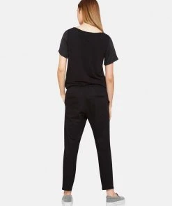 Oxford Layla Woven Front V-Neck T-Shirt Black -Deals The Style Setters Store http3A2F2Fstatic.theiconic.com .au2Fp2Foxford 5978 525476 6