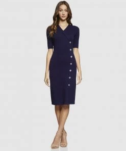 Oxford Mira Button Details Dress Navy -Deals The Style Setters Store http3A2F2Fstatic.theiconic.com .au2Fp2Foxford 6084 216839 5