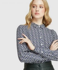 Oxford Poppy Geo Print Blouse Navy/khaki -Deals The Style Setters Store http3A2F2Fstatic.theiconic.com .au2Fp2Foxford 6277 4652131 4