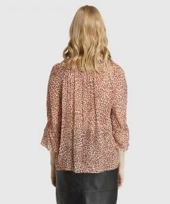 Oxford Grace Animal Printed Top Natural -Deals The Style Setters Store http3A2F2Fstatic.theiconic.com .au2Fp2Foxford 6295 3652131 3