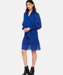 Oxford Costa Georgette Dress Blue -Deals The Style Setters Store http3A2F2Fstatic.theiconic.com .au2Fp2Foxford 6467 009876 5