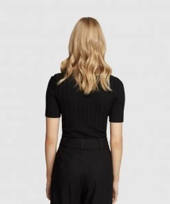 Oxford Lucy Rib V-neck Knit Black -Deals The Style Setters Store http3A2F2Fstatic.theiconic.com .au2Fp2Foxford 6551 6878931 3