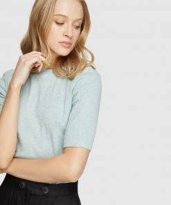 Oxford Jasmine Rib Knit Top Sage -Deals The Style Setters Store http3A2F2Fstatic.theiconic.com .au2Fp2Foxford 6591 0264041 4