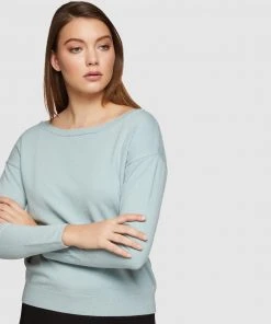 Oxford Gianna Metallic Boatneck Knit Sage -Deals The Style Setters Store http3A2F2Fstatic.theiconic.com .au2Fp2Foxford 7102 559269 4
