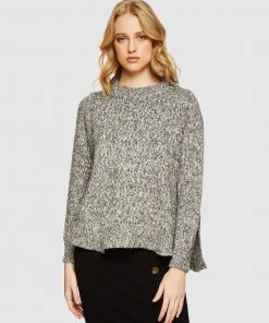 Oxford Lucia Multi Colour Knit Grey/Green