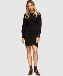 Oxford Vivian Knitted Mini Dress Black -Deals The Style Setters Store http3A2F2Fstatic.theiconic.com .au2Fp2Foxford 7292 8162901 5