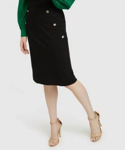 Oxford Ema Button Front Ponti Skirt Black -Deals The Style Setters Store http3A2F2Fstatic.theiconic.com .au2Fp2Foxford 7745 3211621 4