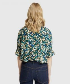 Oxford Parker Ditsy Floral Top Blue -Deals The Style Setters Store http3A2F2Fstatic.theiconic.com .au2Fp2Foxford 7788 7584031 3