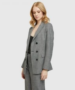 Oxford Billie Eco Checked Suit Jacket Black/white -Deals The Style Setters Store http3A2F2Fstatic.theiconic.com .au2Fp2Foxford 8051 4101621 2
