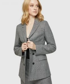 Oxford Billie Eco Checked Suit Jacket Black/white -Deals The Style Setters Store http3A2F2Fstatic.theiconic.com .au2Fp2Foxford 8056 4101621 4
