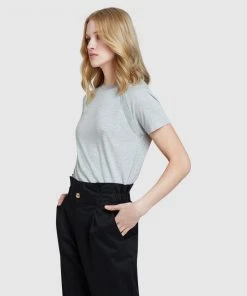 Oxford Emilia Metallic Trim T-Shirt Silver -Deals The Style Setters Store http3A2F2Fstatic.theiconic.com .au2Fp2Foxford 8303 0719411 2