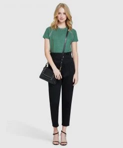 Oxford Emilia Metallic Trim T-shirt Green -Deals The Style Setters Store http3A2F2Fstatic.theiconic.com .au2Fp2Foxford 8346 9619411 5