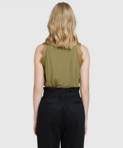 Oxford Kitty Lace Trim Tank Khaki -Deals The Style Setters Store http3A2F2Fstatic.theiconic.com .au2Fp2Foxford 8394 5619411 3