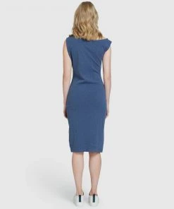 Oxford Hanna Rib Knit Dress Blue -Deals The Style Setters Store http3A2F2Fstatic.theiconic.com .au2Fp2Foxford 8451 3719411 3