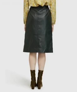 Oxford Gigi Leather Skirt Olive -Deals The Style Setters Store http3A2F2Fstatic.theiconic.com .au2Fp2Foxford 8513 6025821 3