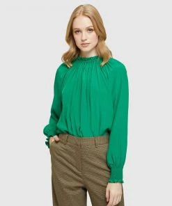 Oxford Sabine Top Green