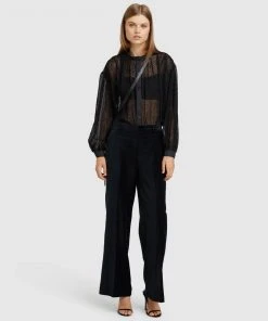 Oxford Shiba Velvet Spot Blouse Black -Deals The Style Setters Store http3A2F2Fstatic.theiconic.com .au2Fp2Foxford 8635 0125821 5