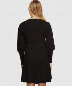 Oxford Kirsten Knitted Dress Black -Deals The Style Setters Store http3A2F2Fstatic.theiconic.com .au2Fp2Foxford 8635 0365801 3