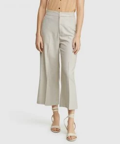 Oxford Lacie Stretch Eco Suit Pants Sand