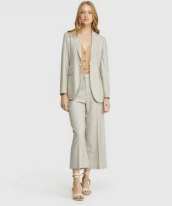Oxford Lacie Stretch Eco Suit Pants Sand -Deals The Style Setters Store http3A2F2Fstatic.theiconic.com .au2Fp2Foxford 8662 9608741 4