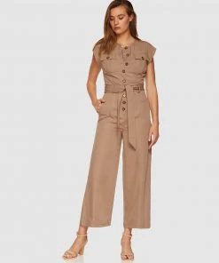 Oxford Candice Jumpsuit Olive