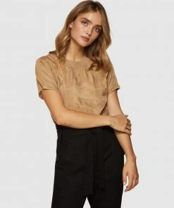 Oxford Sandra Lace Trim T-Shirt