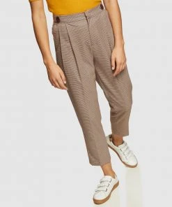 Oxford Lara Eco Checked Trousers Camel -Deals The Style Setters Store http3A2F2Fstatic.theiconic.com .au2Fp2Foxford 8902 6231601 4