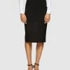 Oxford Peggy Eco Black Suit Skirt