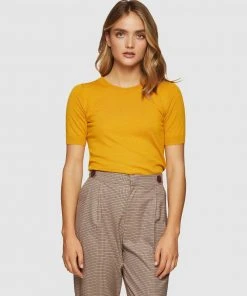 Oxford Kaitlin Soft Knit Mustard