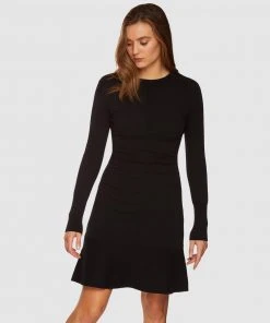 Oxford Kimmy Knitted Dress Black