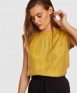 Oxford Skylar Woven Front T-Shirt Acid -Deals The Style Setters Store http3A2F2Fstatic.theiconic.com .au2Fp2Foxford 9007 2354701 4