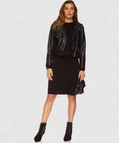 Oxford Sandy Textured Leather Jacket Black -Deals The Style Setters Store http3A2F2Fstatic.theiconic.com .au2Fp2Foxford 9011 8844701 5