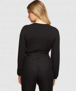 Oxford Bella L/s T-Shirt Black -Deals The Style Setters Store http3A2F2Fstatic.theiconic.com .au2Fp2Foxford 9144 4565801 3