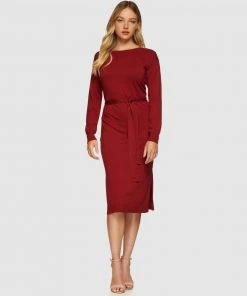 Oxford Samantha Knitted Dress Rust -Deals The Style Setters Store http3A2F2Fstatic.theiconic.com .au2Fp2Foxford 9174 1521801 5