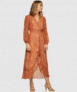 Oxford Solita Animal Print Midi Dress Spice -Deals The Style Setters Store http3A2F2Fstatic.theiconic.com .au2Fp2Foxford 9197 4231601 5